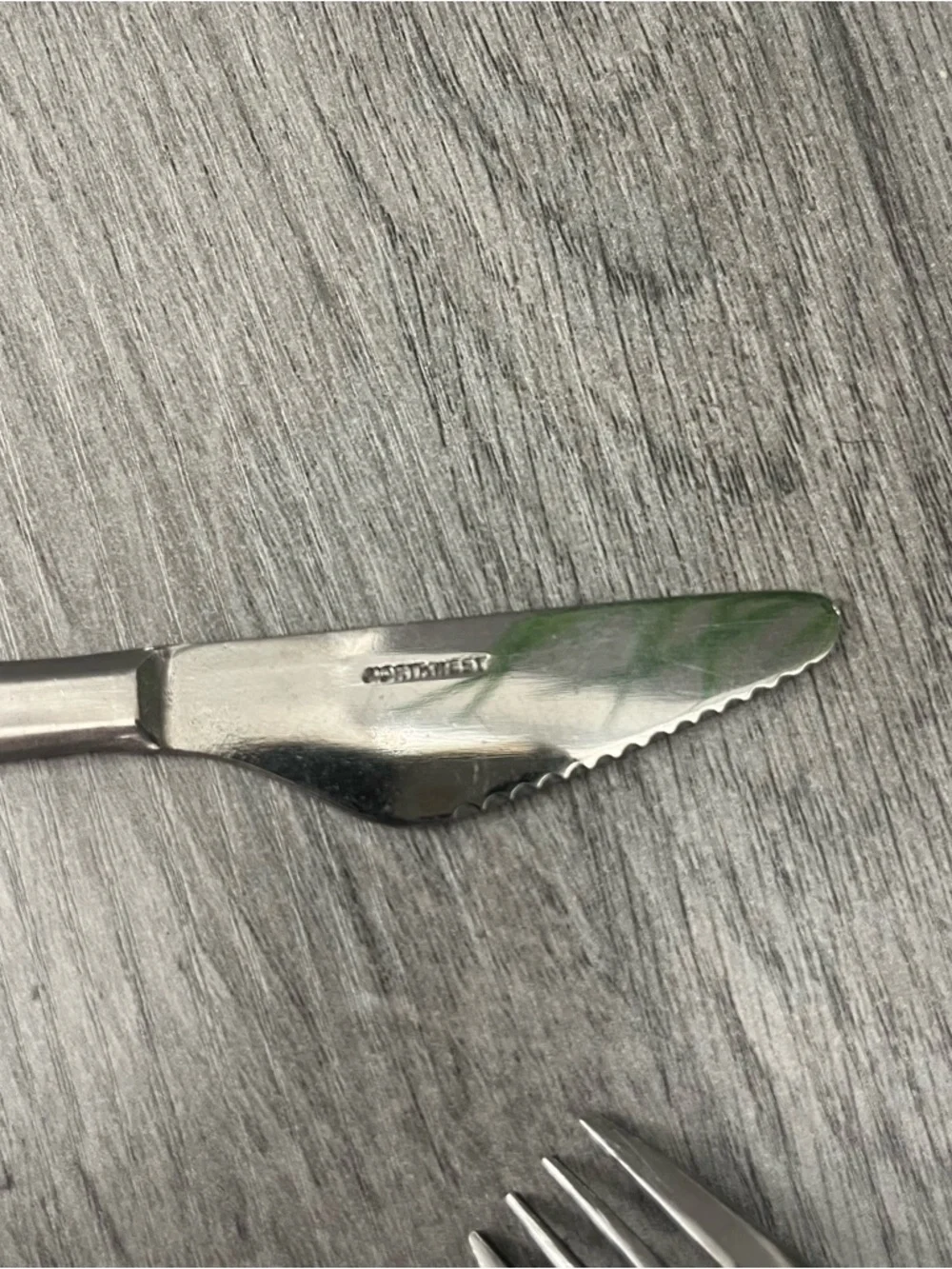 Vintage Northwest Airlines Silverware Knife Fork